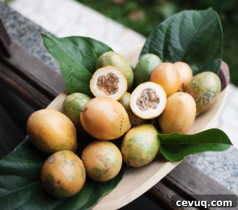 Εύκολες Μπάρες Μαρικούγιας 4 passion fruits and the inside of one passion fruit.