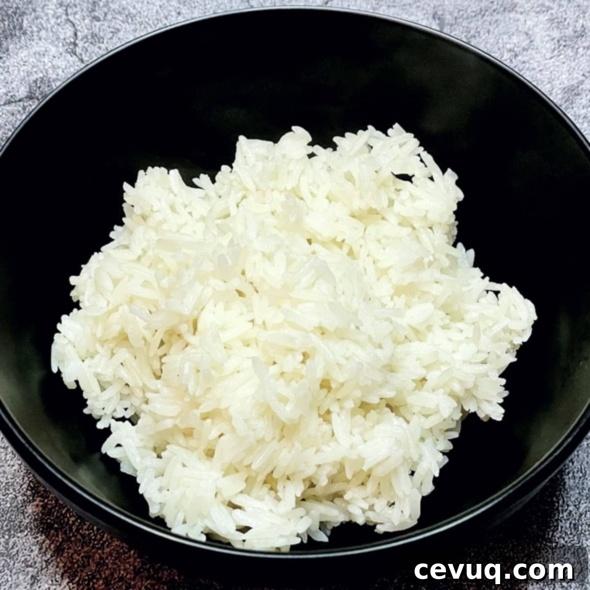 jasmine rice in a bowl
