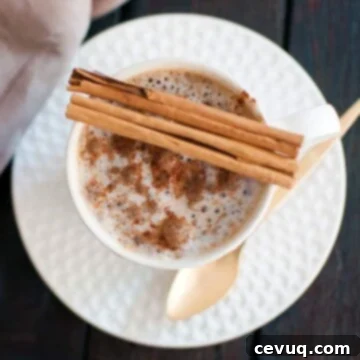 Το μυστικό του Σιροπιού Κανέλας Dolce στο Σπίτι 4 Latte κανέλας dolce φτιαγμένο με σπιτικό σιρόπι