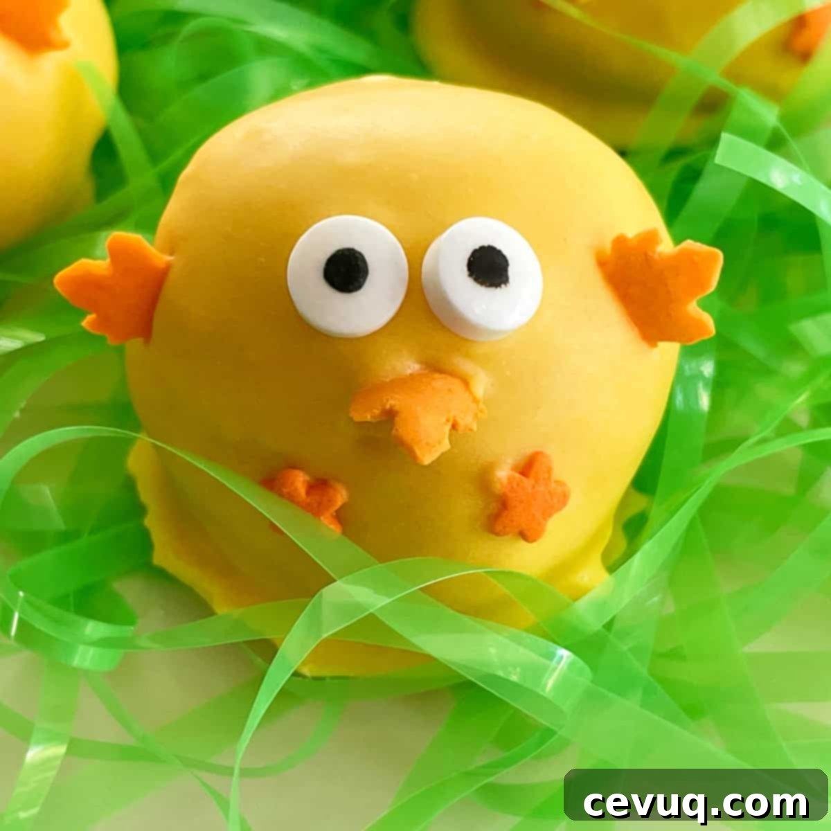 Κεκάκια Πουλάκια 3 Ένα πασχαλινό cake pop κοτοπουλάκι.