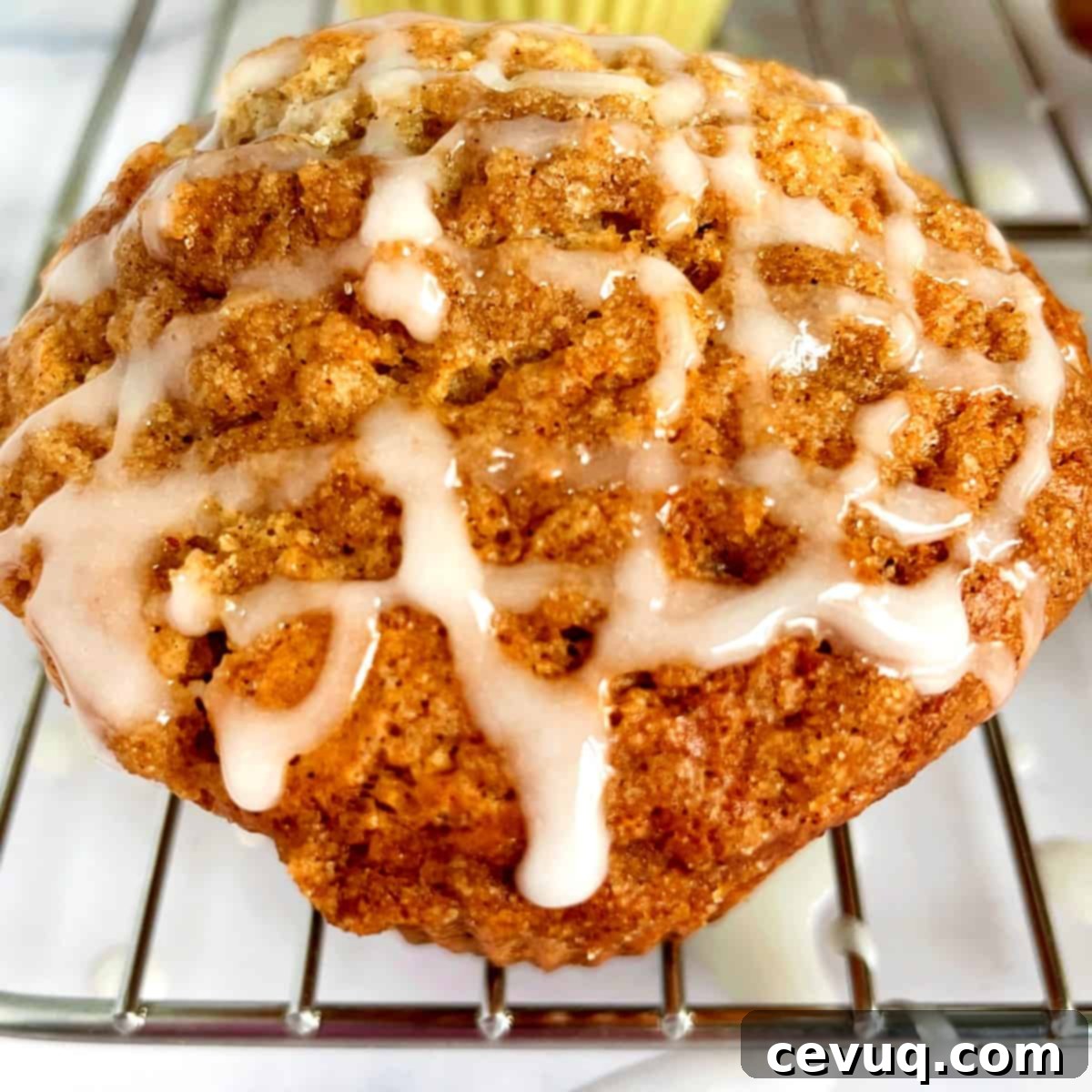 Καφές Κέικ Τσάι Μάφιν 13 Muffin chai με γλάσο.