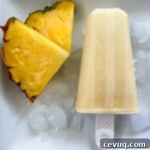 Δροσερό Ξυλάκι Ανανά 7 creamy pineapple popsicle