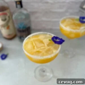 Πασιφλόρα Μαργαρίτα 6 passion fruit margarita made with Danos Tequila