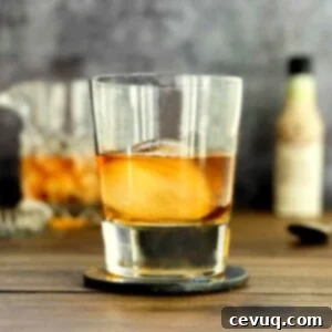 Η Διαχρονική Μαύρη Καρυδιά 4 κοκτέιλ ουίσκι με μαύρα bitters καρυδιάς