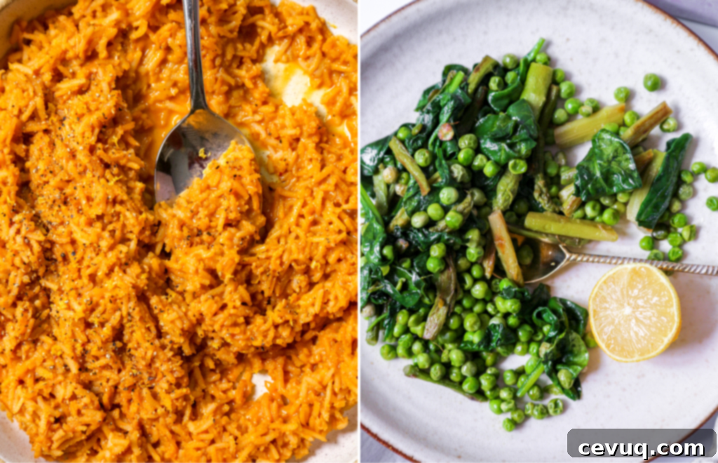 Ισπανικό Ρύζι με Vegan Χτένια και Ανοιξιάτικα Λαχανικά 5 εαρινό καστανό ρύζι ριζότο με βίγκαν χτένια