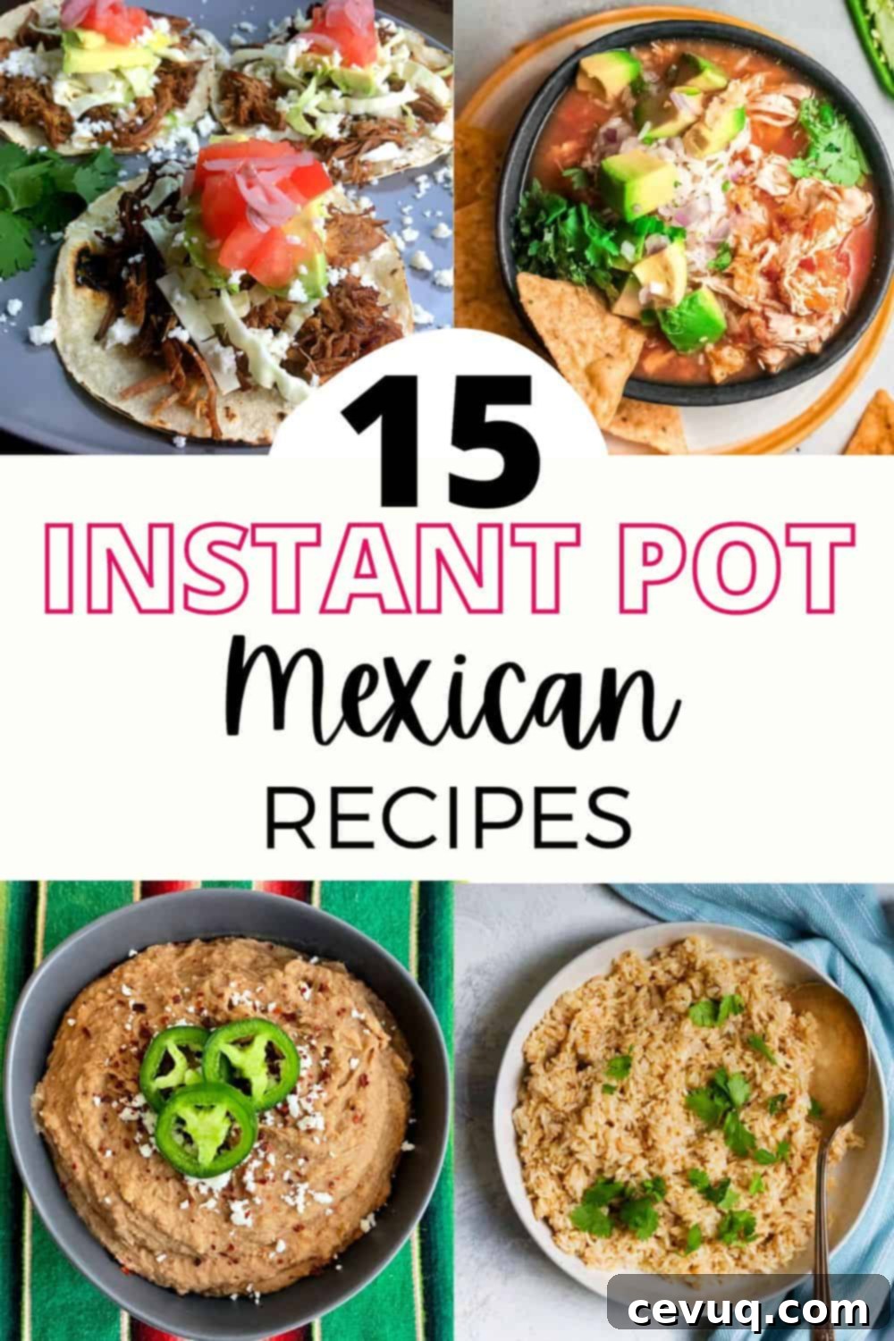 15 Γρήγορες Μεξικάνικες Συνταγές για Instant Pot 2 Instant Pot Mexican Recipes.