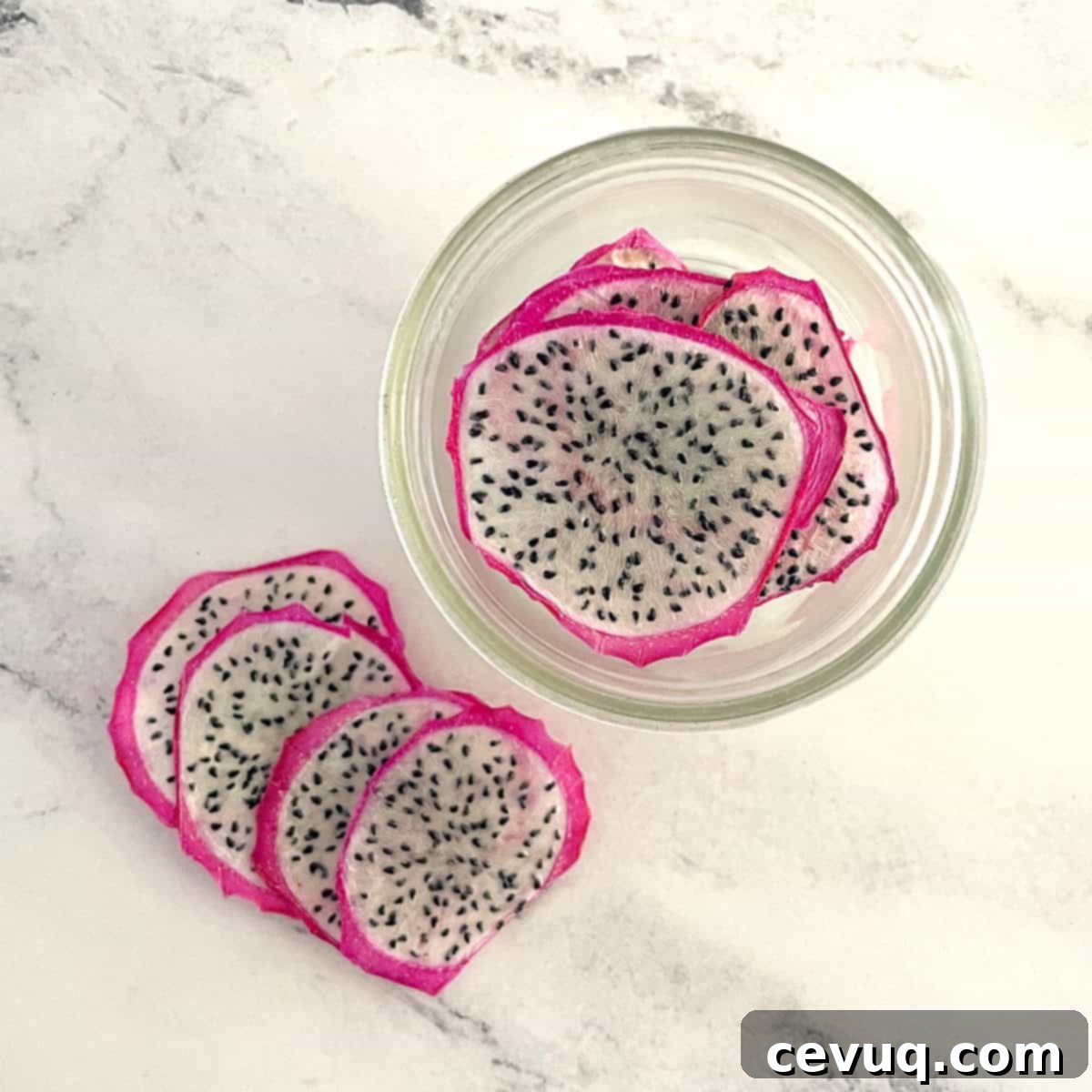 Αποξηραμένη Πιταχάγια 11 dehydrated white dragon fruit.