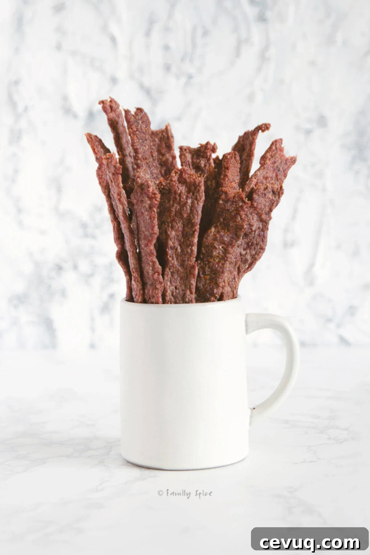 22 Συνταγές για Αφυγραντήρα 19 Ground Beef Jerky - Family Spice, με γεύση κομπιντέ καμπάμπ.