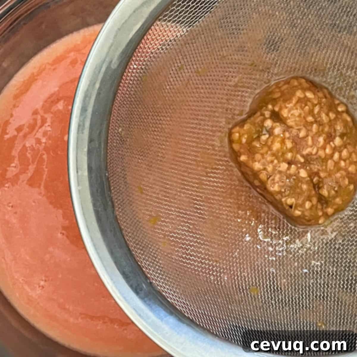 Πολτός Γκουάβας 7 Σπόροι γκουάβας στραγγισμένοι από τον πουρέ.