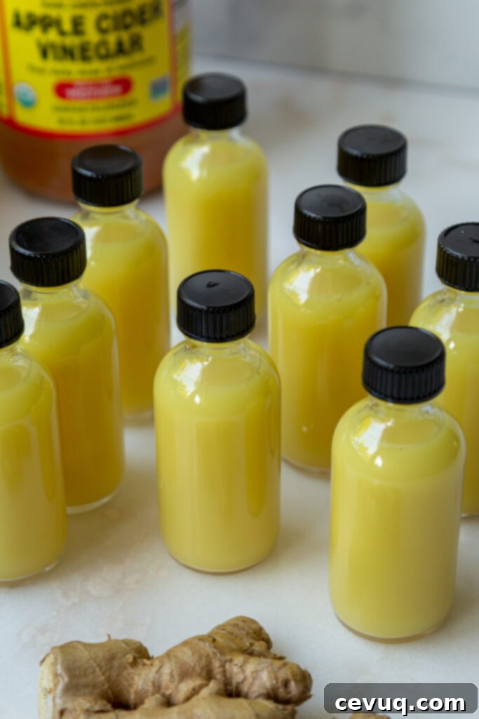 Εύκολα Σφηνάκια Τζίντζερ: Άμυνα & Πέψη 2 homemade ginger shots