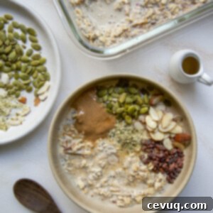Overnight Βρώμη Μήλου και Chia για Γρήγορο Υγιεινό Πρωινό 9 Μήλο Overnight Chia Βρώμη