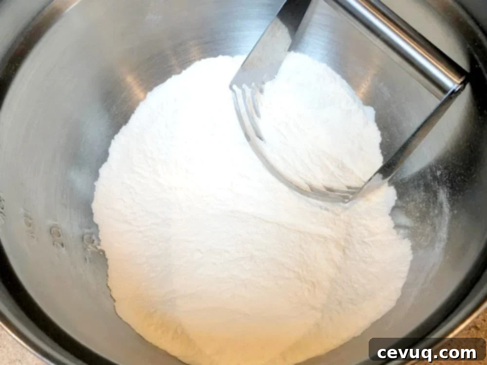Ευωδιαστά Σκόουνς Λεβάντας με Προζύμι και Γλάσο Λεμονιού 4 Μείγμα αλευριού για scones.