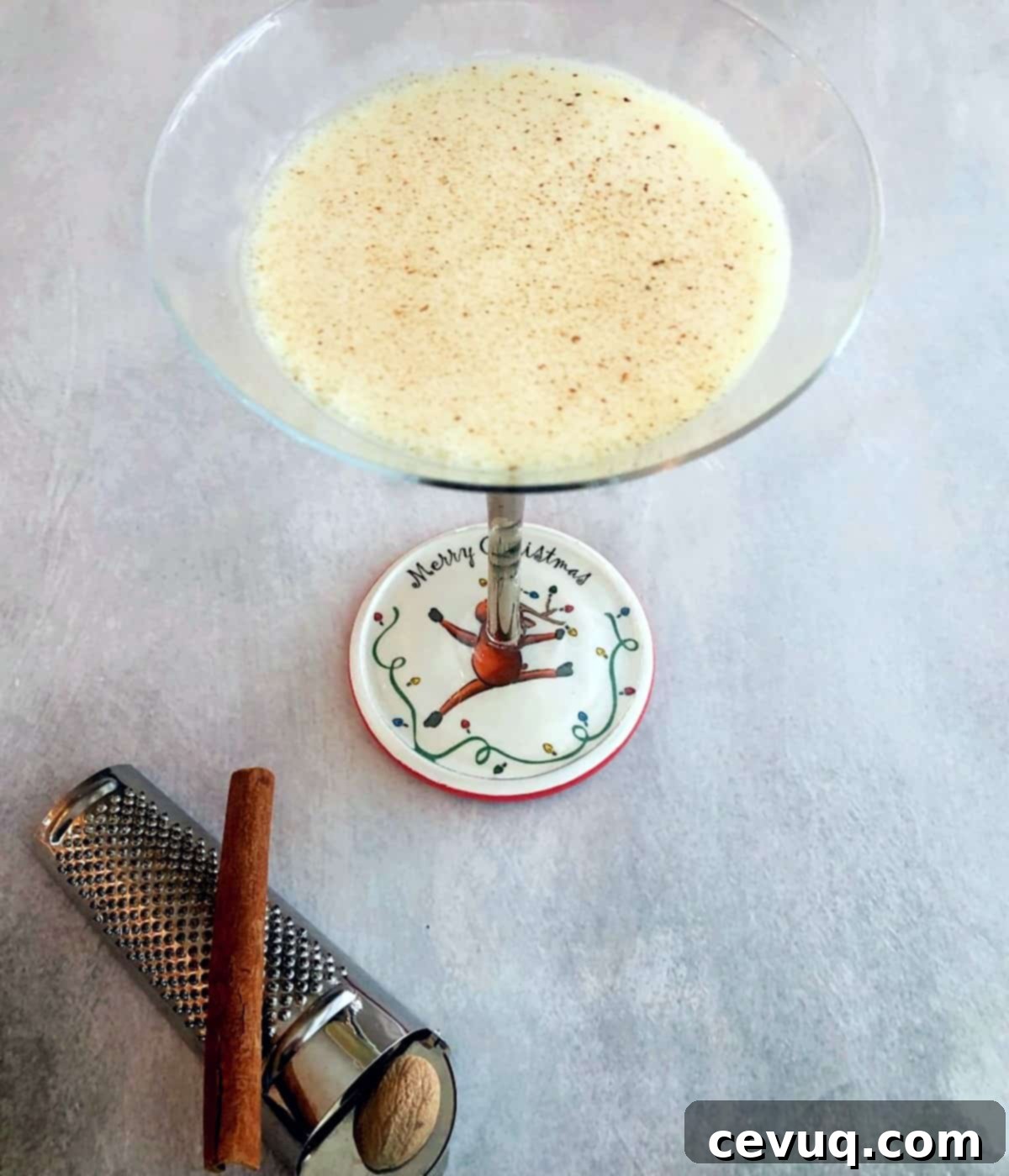 μεθυστικό κοκτέιλ eggnog μαρτίνι