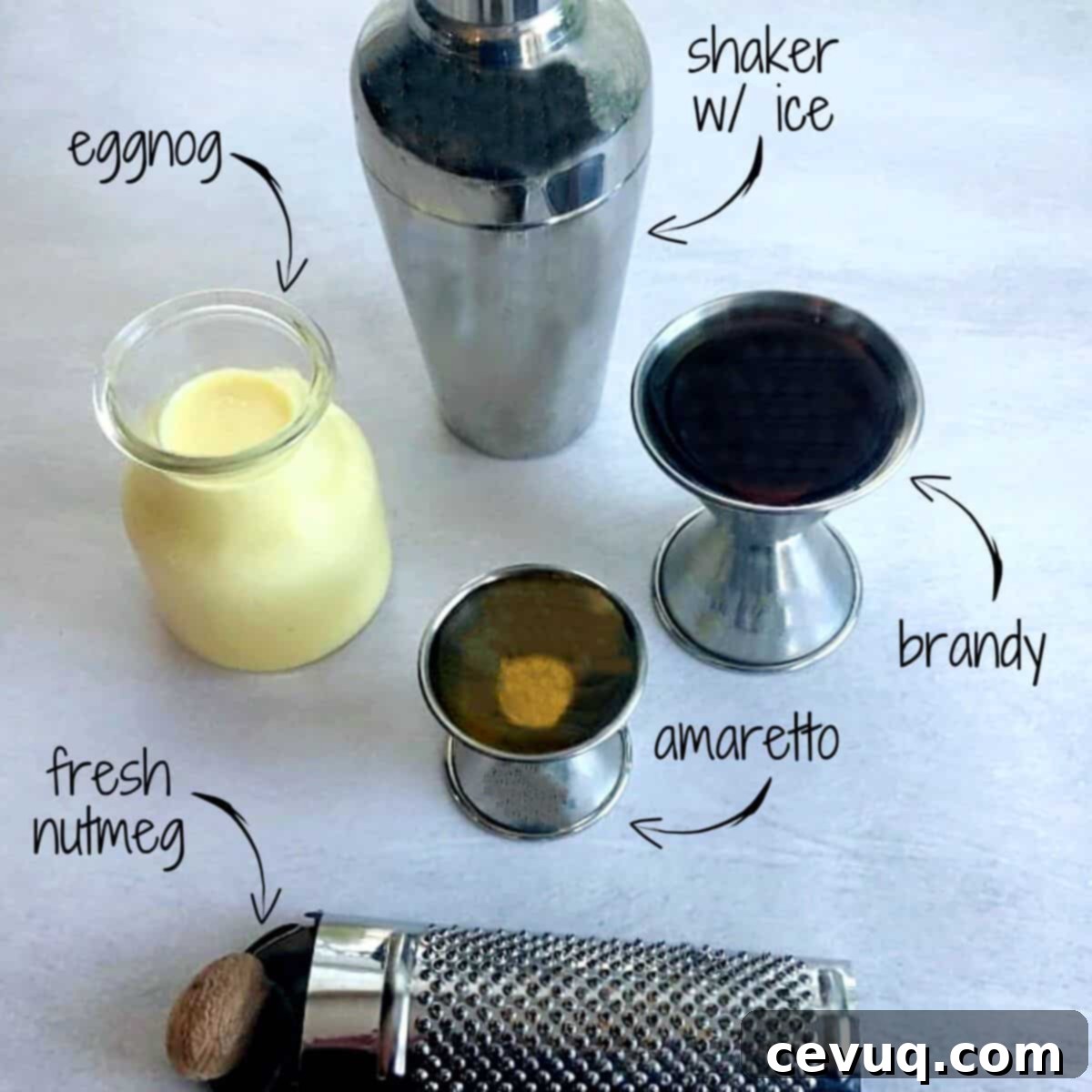 συστατικά κοκτέιλ eggnog μαρτίνι