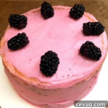 Ρουστίκ Τούρτα με Βατόμουρα 6 γυμνή τούρτα marionberry 2