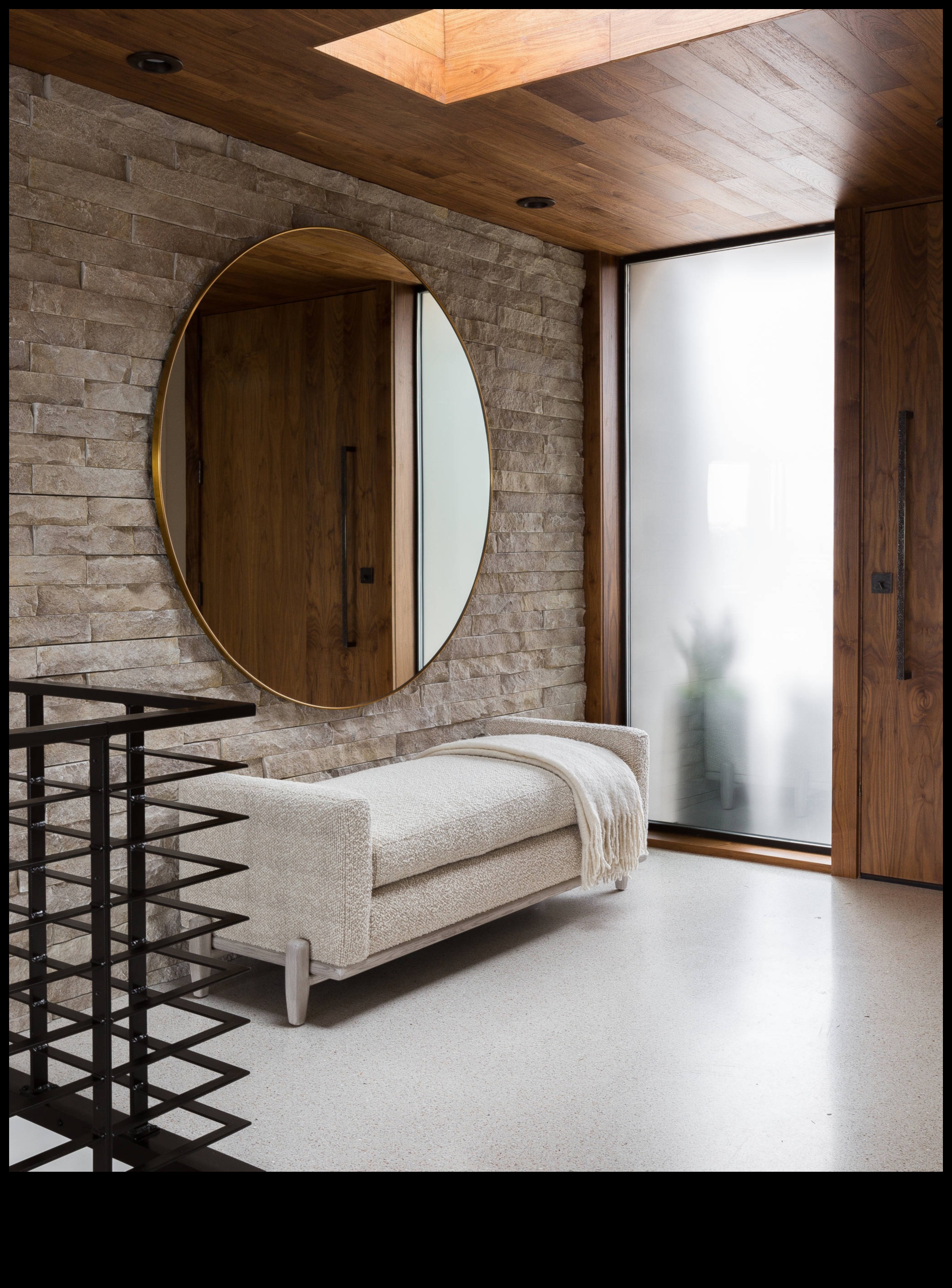 Σύγχρονη διακόσμηση εισόδου για μια φιλόξενη αίσθηση