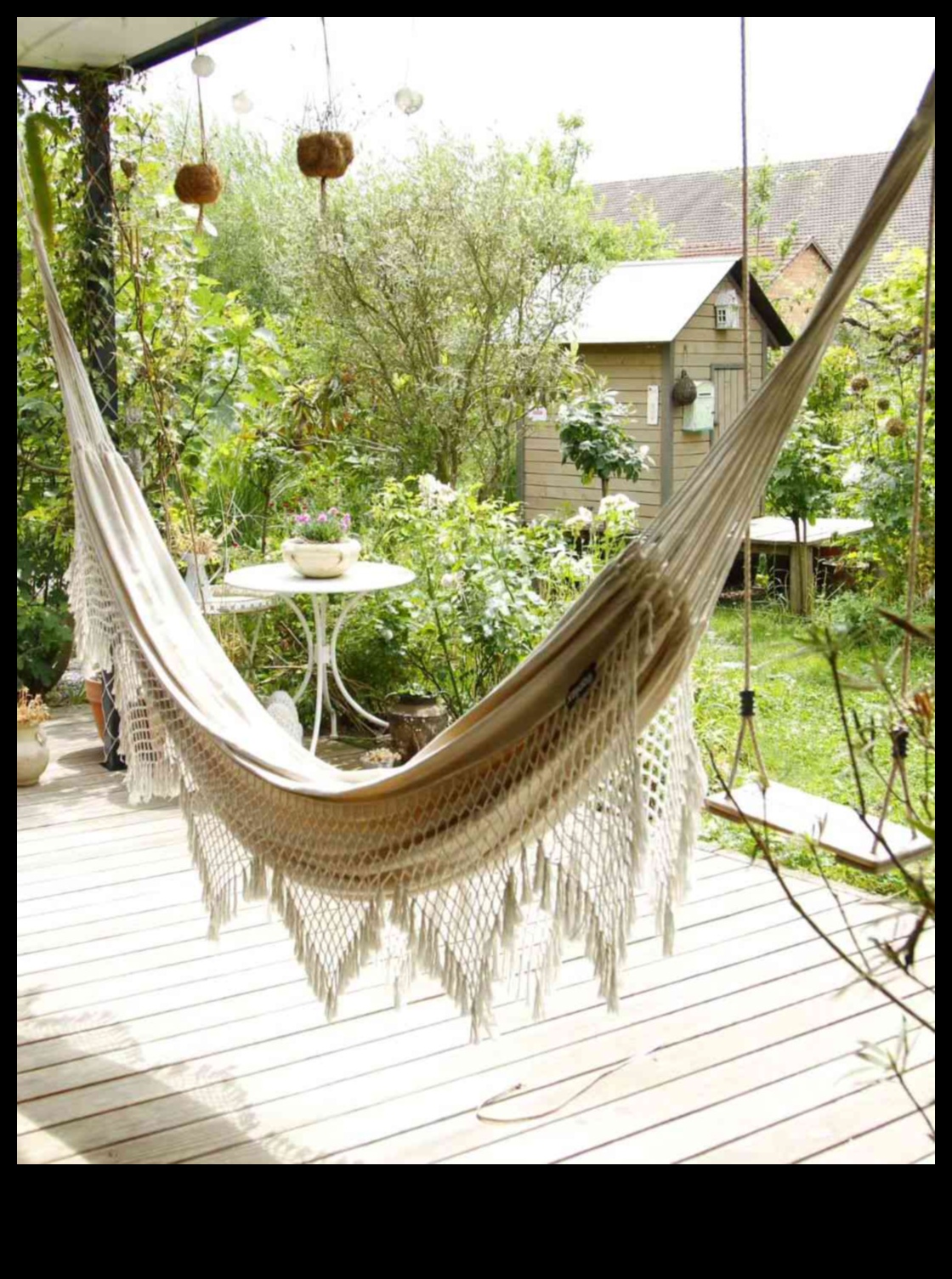 Συμβουλές για τη διακόσμηση του εξωτερικού χώρου της αιώρας σας