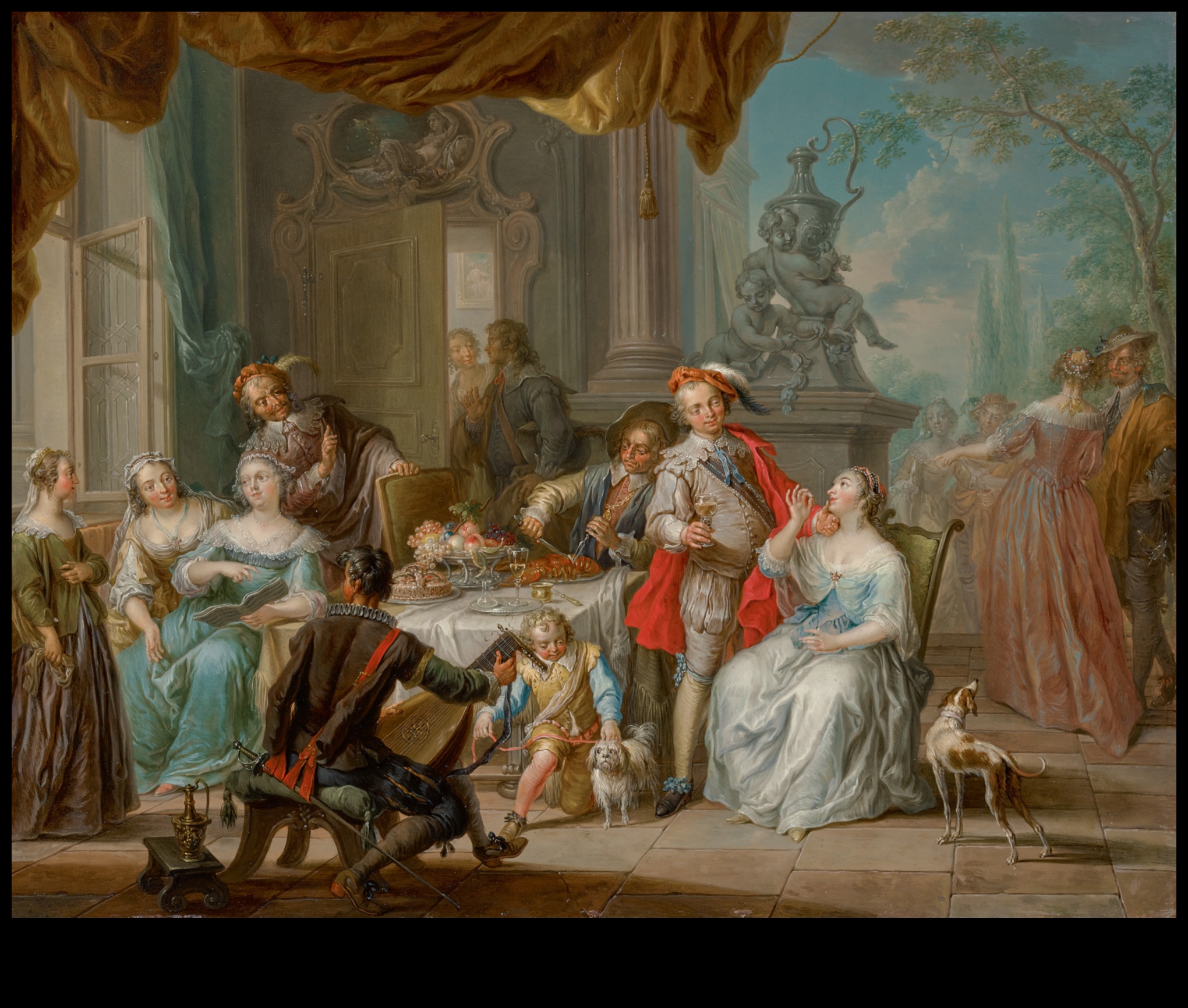 Graceful Grandeur: Rococo Artistry in the Lap of Luxury