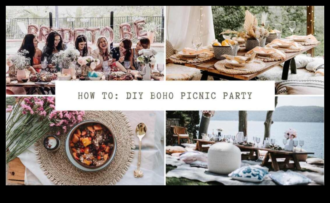 Boho Picnic Ένας σύγχρονος οδηγός για φαγητό σε εξωτερικούς χώρους 3 Μπορείτε να προτείνετε Συμβουλές για τη διακόσμηση ενός εξωτερικού χώρου για πικνίκ με Boho Vibes;