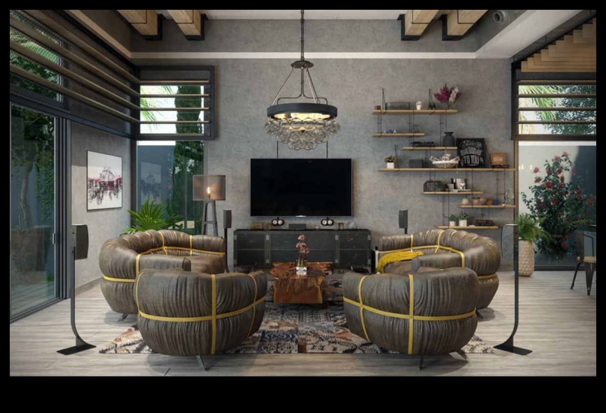 Πώς μπορώ να ενσωματώσω το Industrial Chic Decor στο σαλόνι μου με αστικά στοιχεία;