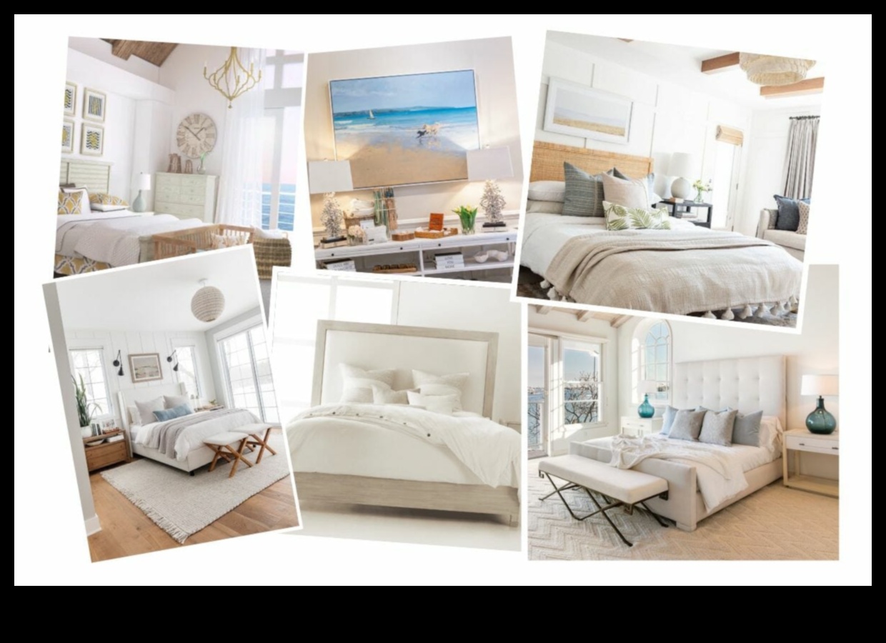 Διακόσμηση παραθαλάσσιου υπνοδωματίου για ένα χαλαρωτικό καταφύγιο στην παραλία