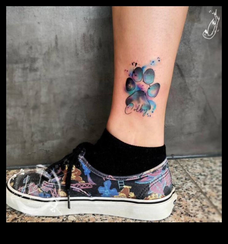 Ink Cascade A Vibrant Spectrum of Watercolor Tattoos 4 Ink Cascade: Τατουάζ με ακουαρέλα σε ένα φάσμα τέχνης