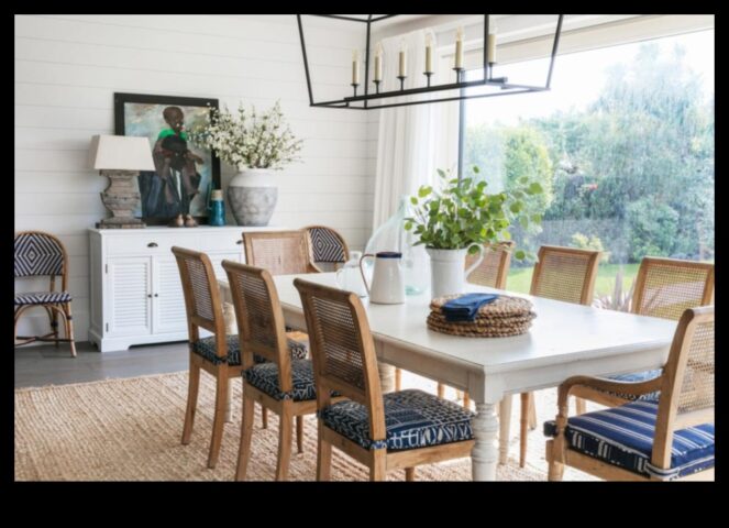 Παράκτια τραπεζαρία με μοντέρνα πινελιά