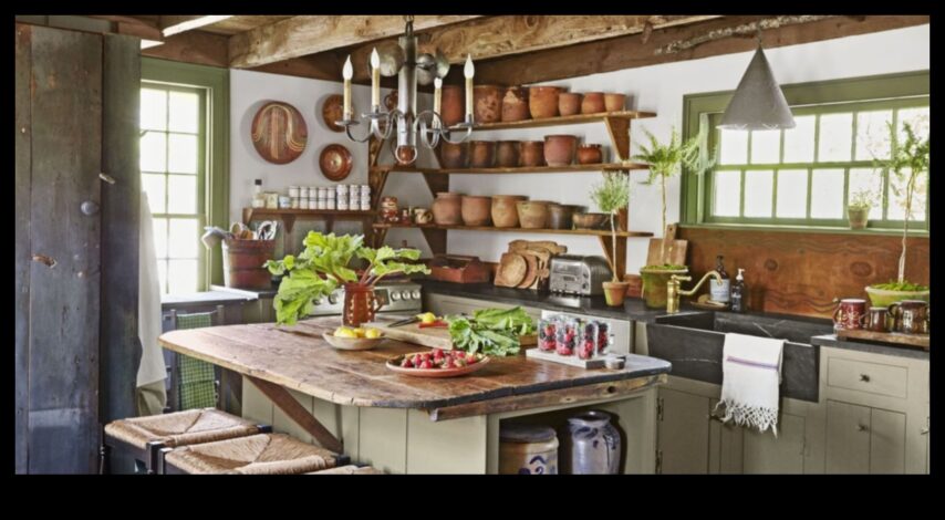 Διακόσμηση κουζίνας σε αγροικία 10 ρουστίκ ιδέες