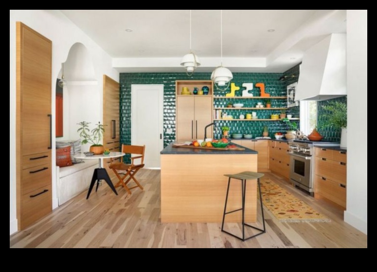 Εκλεκτική διακόσμηση κουζίνας Ένας συνδυασμός στυλ 3 Εκλεκτική διακόσμηση κουζίνας για παιχνιδιάρικη ατμόσφαιρα