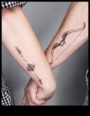 Τατουάζ για ζευγάρια από καρδιάς αρμονίας που συμβολίζουν την αληθινή αγάπη