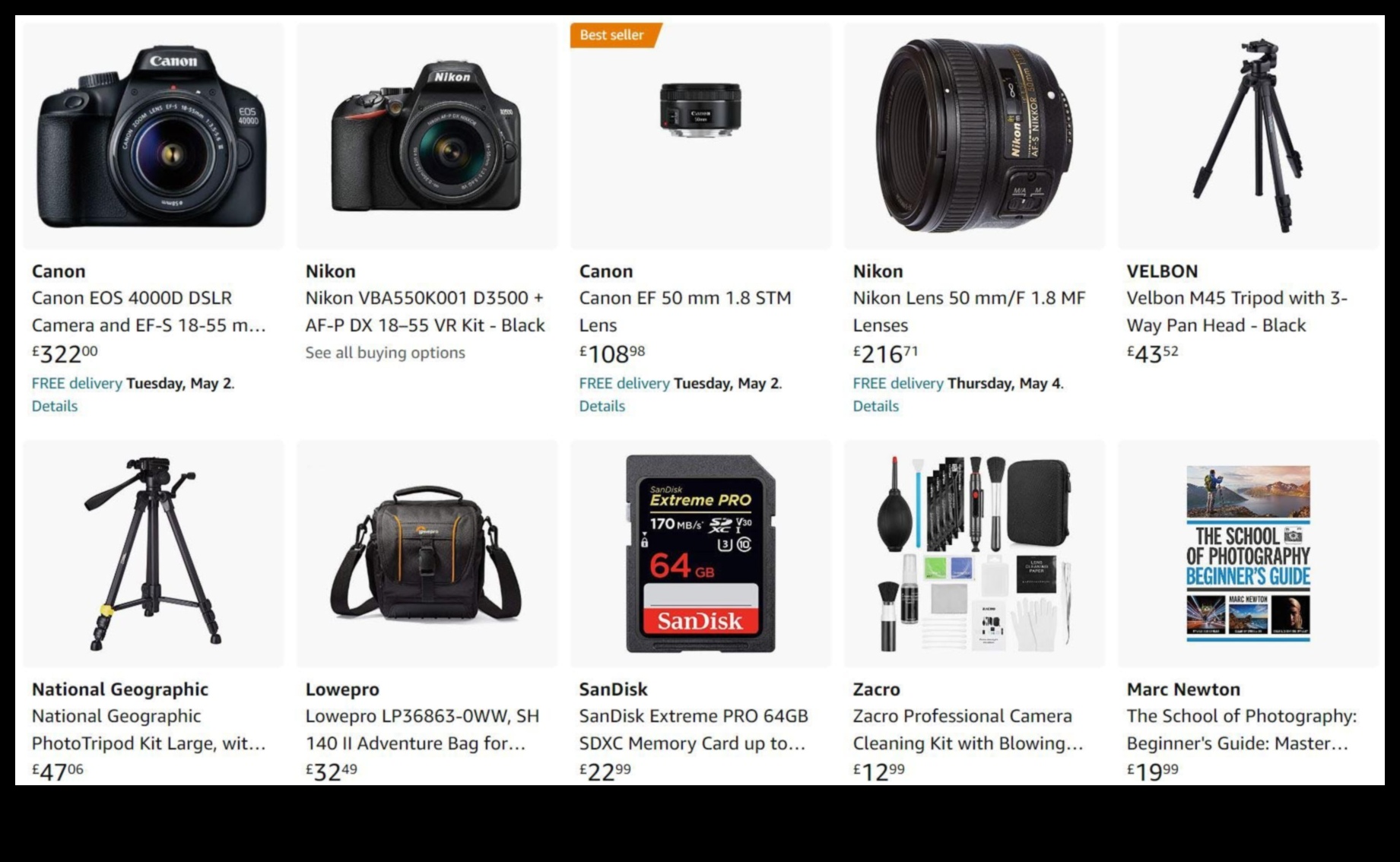 Αναβάθμιση φωτογραφίας Αυξήστε τις δεξιότητές σας με τα απαραίτητα αξεσουάρ 2 Αναβάθμιση φωτογραφίας: Ανυψώστε το κιτ σας με τα απαραίτητα αξεσουάρ