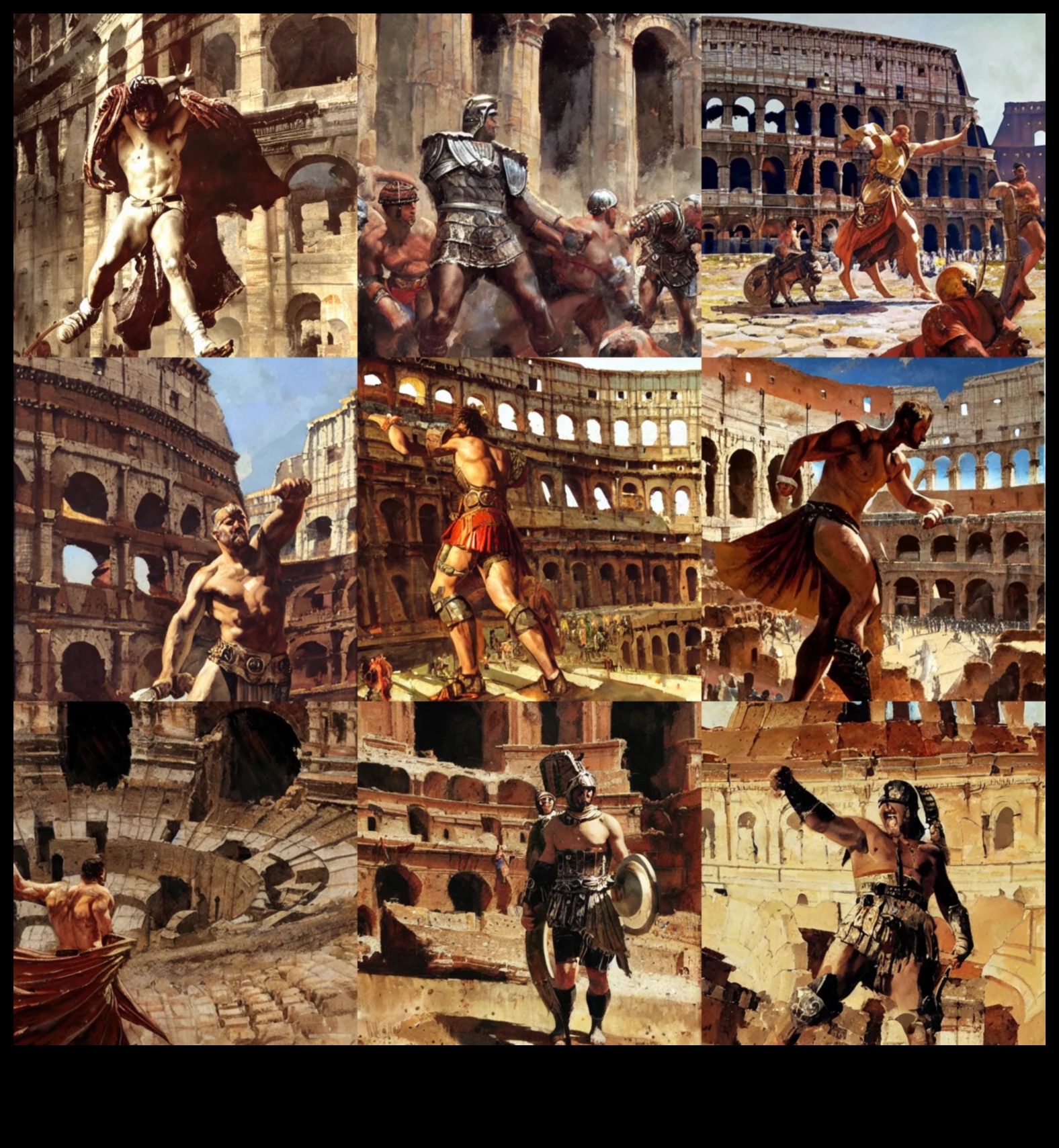 Colosseum Chronicles: Depicting Gladiatorial Combat in Art
