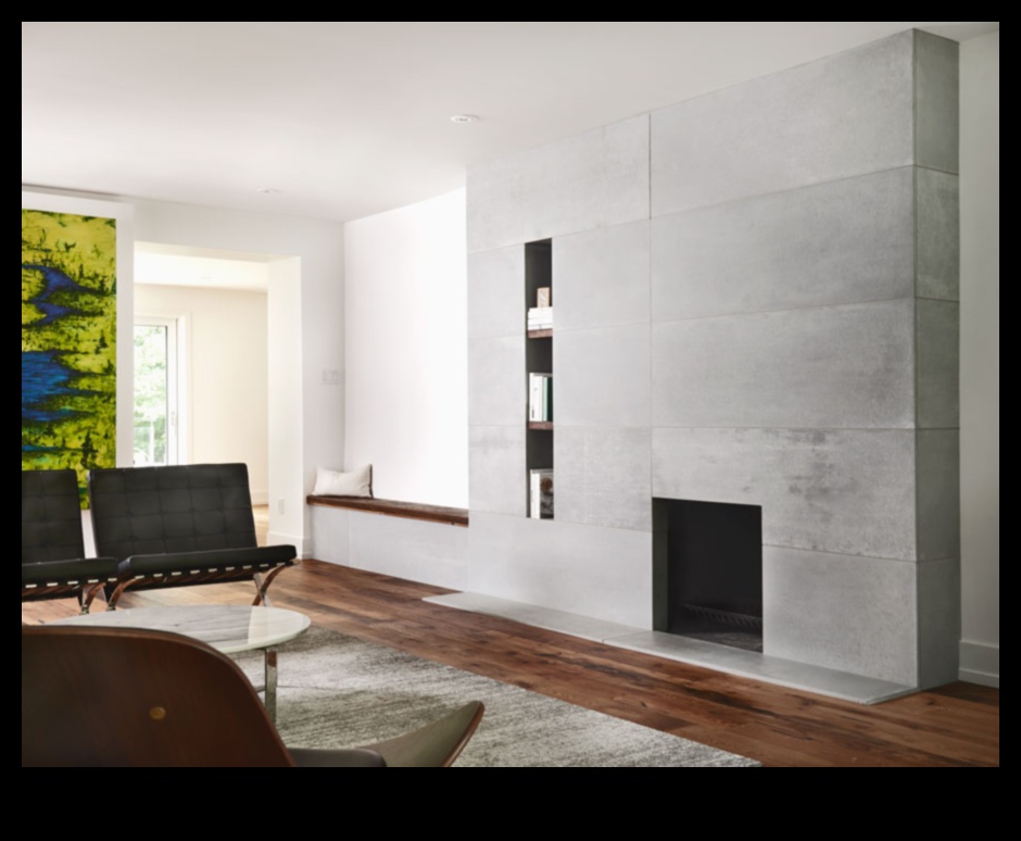 Μπορείτε να προτείνετε τρόπους ενσωμάτωσης του σκυροδέματος στη μινιμαλιστική διακόσμηση;