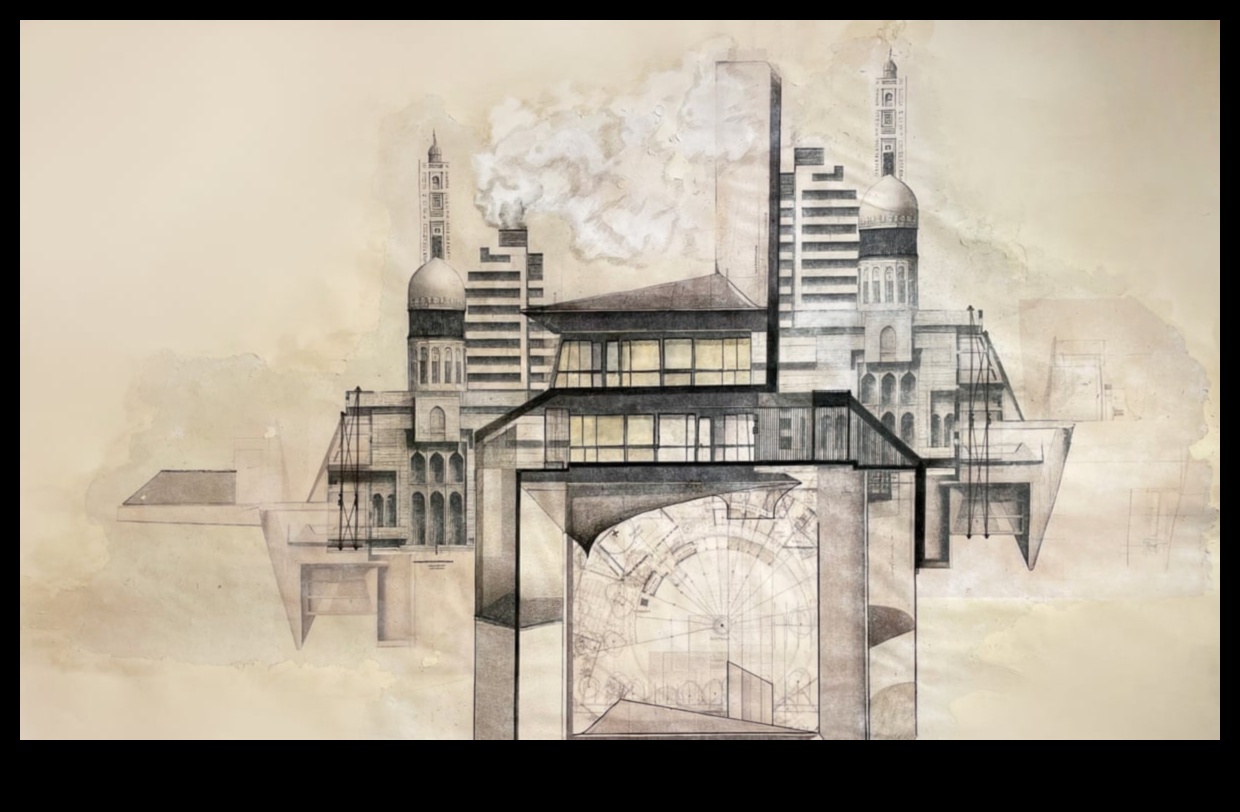 Blueprints in Bloom: A Visual Symphony of Architectural Wonders