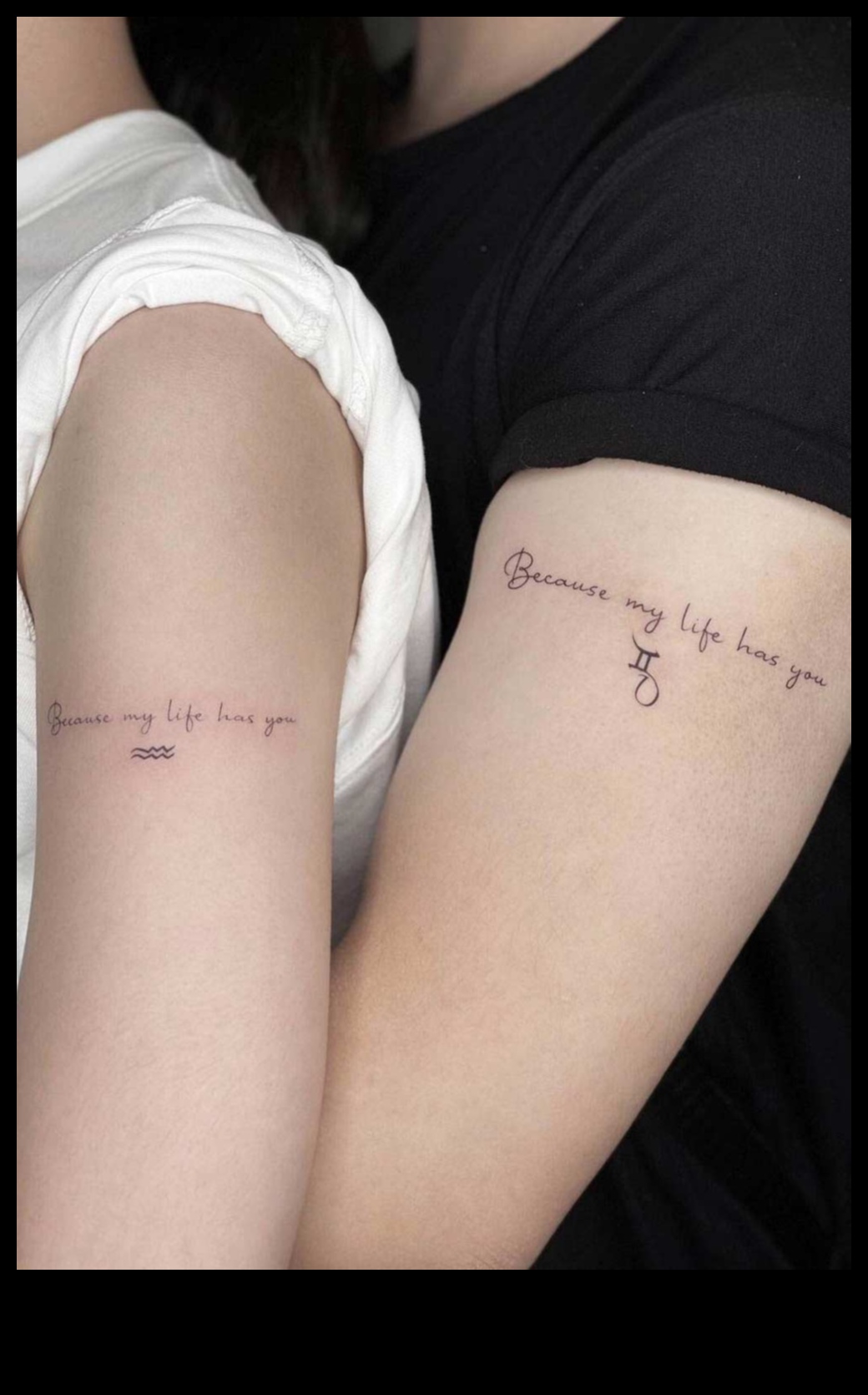 Συμβολικοί δεσμοί: Τατουάζ ζευγαριού που αντιπροσωπεύουν την ουσία της αγάπης