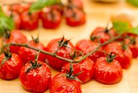 Oven-Roasted Cherry Tomatoes on the Vine: Sweet & Juicy Side Dish