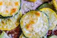 Parmesan Baked Zucchini and Summer Squash Roast