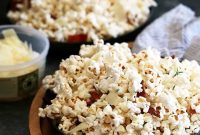 Rosemary Parmesan Bacon Popcorn Recipe for Movie Night