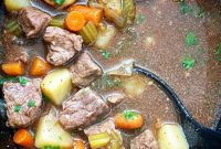 Slow Cooker Guinness Beef Stew (Video Guide)