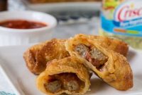Meatball Sub Egg Rolls Recipe — Crispy Italian Fusion Snack