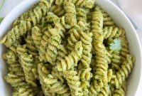 Creamy Cilantro Pasta Recipe with Garlic Lime Sauce