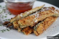 Crispy Baked Zucchini Parmesan Sticks