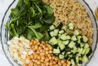 Lemon Vinaigrette Quinoa & Chickpea Salad for Meal Prep