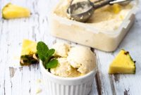 Pina Colada Nice Cream: Coconut Pineapple Frozen Dessert Recipe