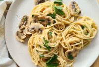 Creamy Mushroom Pasta Without Cream — Dairy-Free Recipe