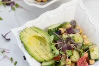 Lemon-Dill Chickpea Salad with Fresh Herb Vinaigrette