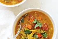 Turmeric Quinoa and Vegetable Soup for Immune Support