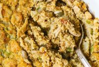Southern-Style Chicken with Classic Cornbread Dressing