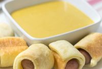 Gluten-Free Pigs in a Blanket with Homemade Honey Mustard Dipping Sauce