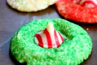 Peppermint Blossom Cookies: Festive Mint Chocolate Treats